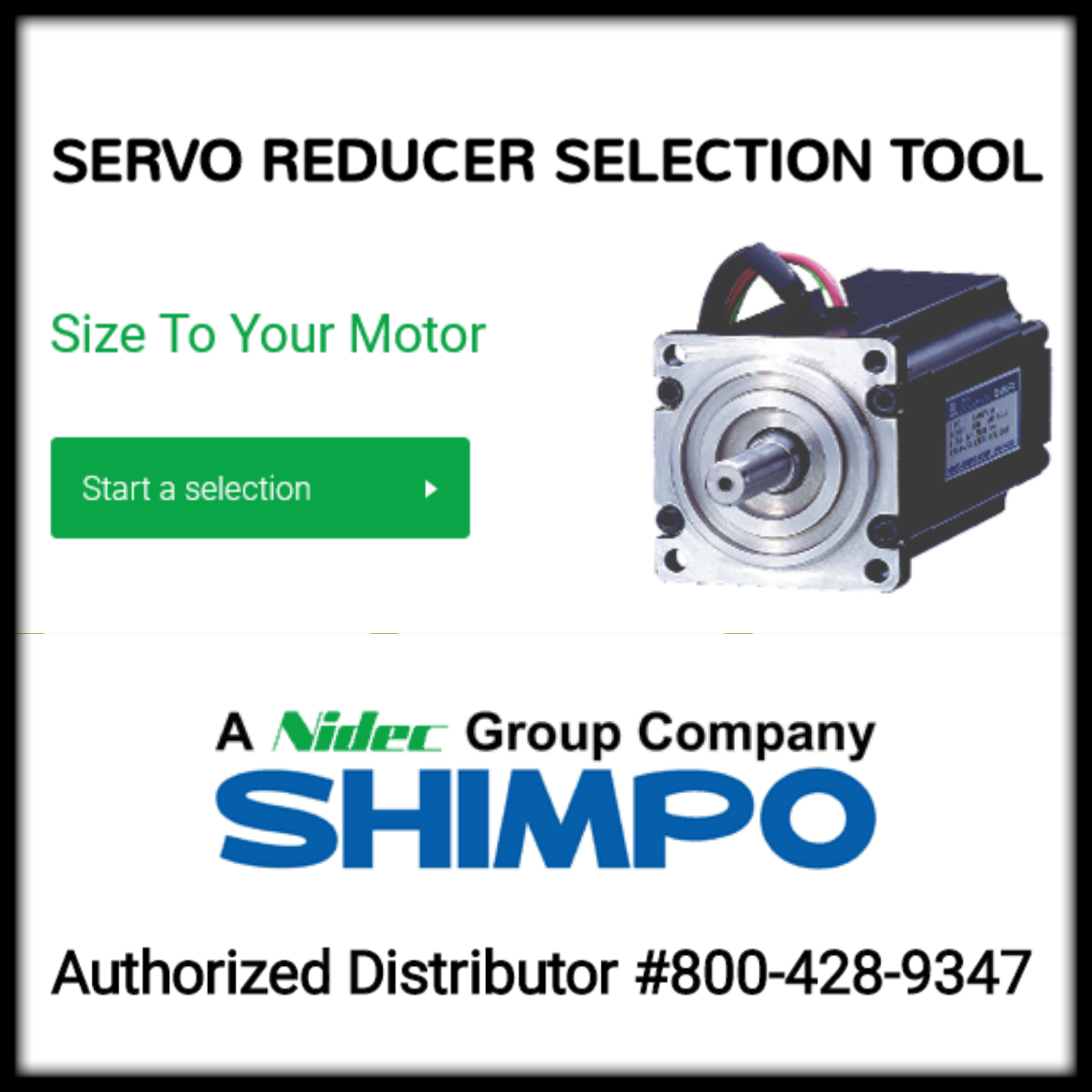 Nidec Shimpo Selection Tool